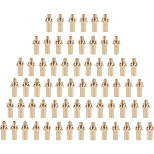 64x Premium Brass Replacement Tip/Jet Burner Camping Cooking Stove Nozzle Equipment for Propane Gas - Outdoor Hiking Accessory