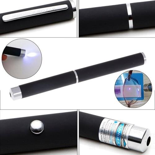 Blu-ray lens test pen Color change film detects Anti Blue Light Glasses Test Pen Teaching Flashlight Cat Catch the Beam Light