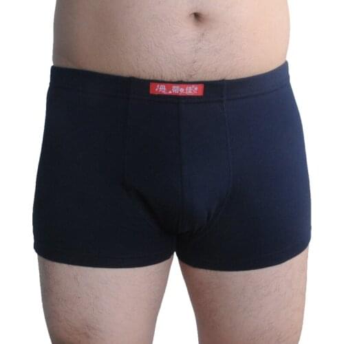 Big Guy Bear Large Male Cotton Underwear Plus Size Mens Boxers Underpants 7 Colors 4XL 5XL 6XL 7XL 8XL 9XL Free & Drop Shipping