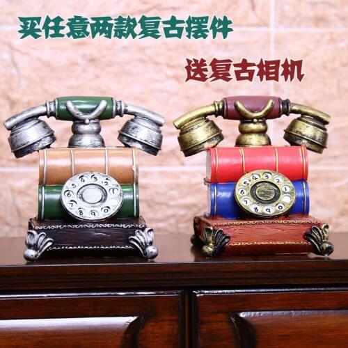 EUROPEAN BRITISH STYLE DECORATION DECORATION LIVING ROOM BECAME HOME FURNISHING CAFE FAKE BOOK PHONE ORNAMENTS