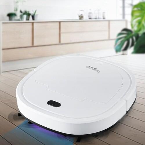 Floor Sweeper Auto Cleaning Smart Robot Vacuum Cleaner, USB Charging, Low Noise, 400ml Large Capacity