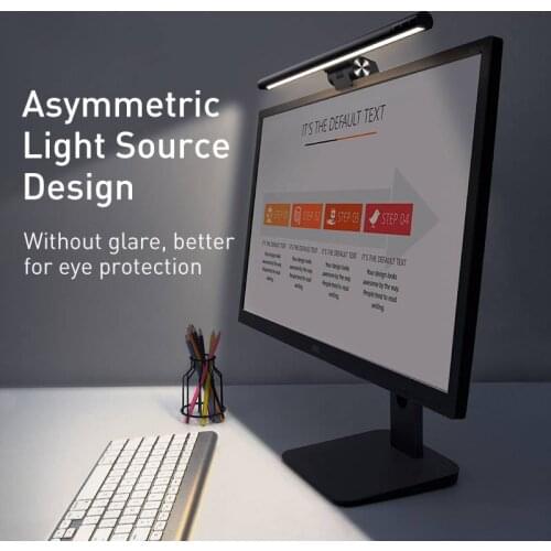 Baseus USB Light Stepless Dimming Lamp Asymmetric Light Source Computer Screen Eye Protection Hanging Light USB Powered Desk Lam