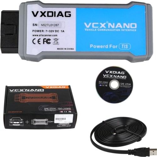 VXDIAG VCX NANO TOYOTA TIS Techstream V12.00.127