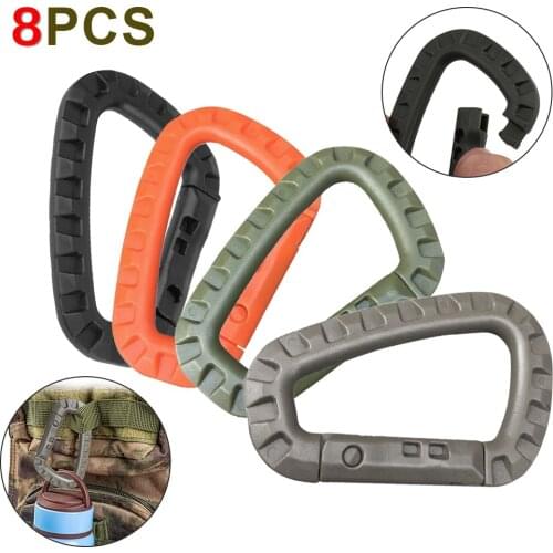 Webbing Lock Grimlock Attach quickdraw Buckle Outdoor Camp Carabiner connect link Snap Shackle Clip Hike climb Backpack