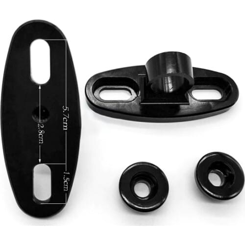 1 pair mirror CNC Aluminum holder adapters motorcycle fairing universal mirror mounts assembly ware modifid 5 color