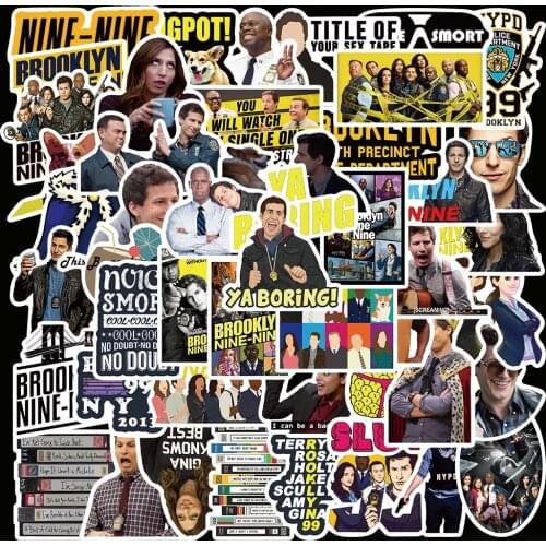 10/50pcs Classic Tv Show Brooklyn Nine-Nine Graffiti Sticker for DIY Skate Luggage Laptop decal Sticker Waterproof