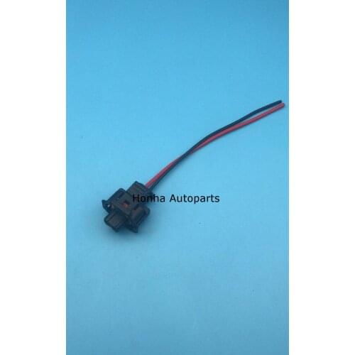 10pcs/lot 2 Pin/Way Female Common Rail Injector Plug Socket Electric Connector With Wire Pigtail