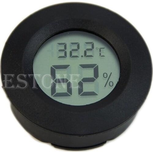 LCD Digital Thermometer Hygrometer Fridge Freezer tester Humidity Meter 193B wholesales