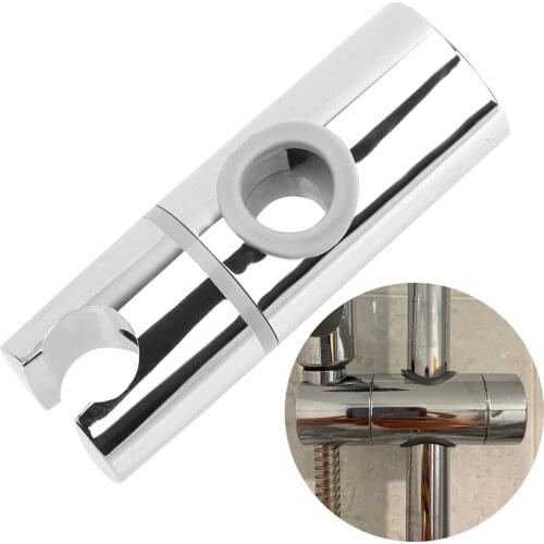 Shower Head Holder Bracket Universal Home Replacement 18-25mm Shower Slide Rail Bar Holder Adjustable Clamp Bathroom Accessories
