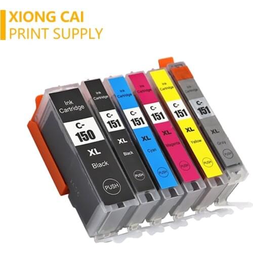 2020 PGI 150 CLI 151 Ink Cartridge For canon PIXMA IP7210 MG5410 MG5510 MG6410 MG6610 MG5610 MX921 MX721 IX6810 PGI150 CLI151
