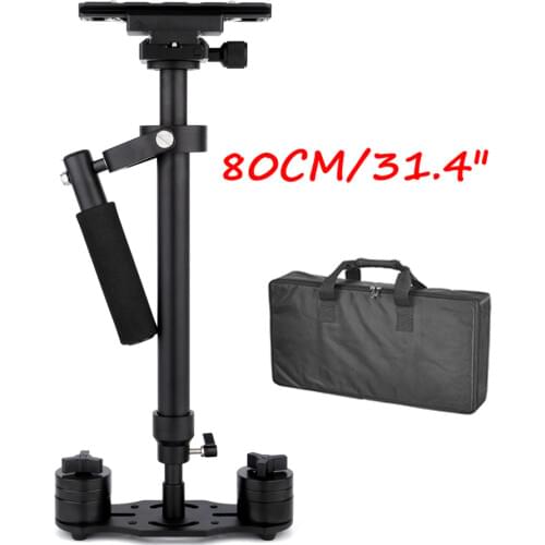 Photography Camera Video Studio 80cm/31.4'' Steadycam S80 Steadicam Handheld Stabilizer with Bag for Camcorder DSLR Canon Gopro