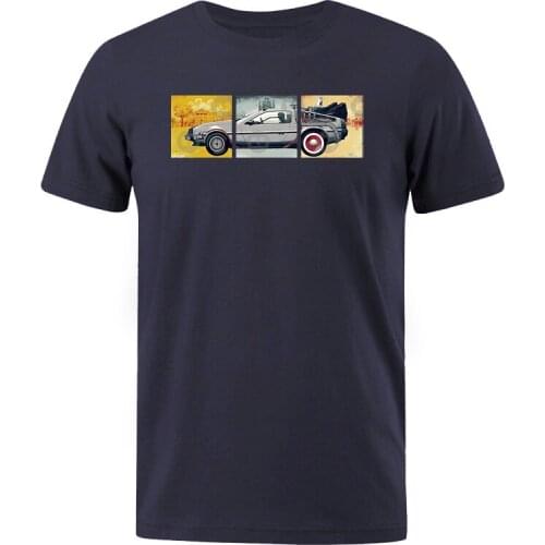 Summer Cotton T-shirt Men/women Classic Movie Series Back to the Future Mens T-shirt Casual Tops Tees Punk Rock Tshirt