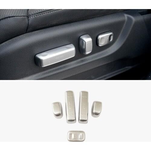 ABS Matte Car Seat adjustment Switch buttons Panel cover Trim Car Styling For Honda CRV CR-V 2012-2016 accessories 1pcs