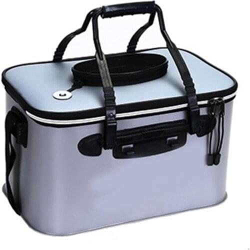 Hot Selling Fishing Bucket Box Folding Storage Container Carrier Portable with Handle for Outdoor