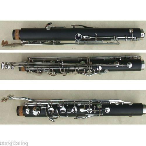 Low C ) bass Clarinet kit Hard Bakelite Body Nickel Plated new