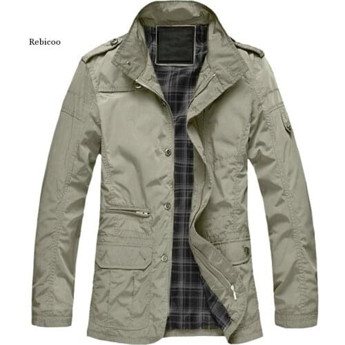 M-5Xl Men Big Size Casual Long Jacket Spring Autumn Male Business Windbreak Thin Outwear Parka Loose Varsity Bomber Coat