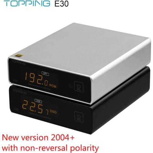 TOPPING E30 AK4493 USB DAC MINI HIFI Decoder XMOS XU208 32BIT / 768Khz DSD512 Touch Operation with Remote Control