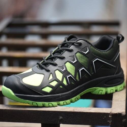 New Mens Steel Toe Cap Work Labor Safety Shoes Men Outdoor Puncture Proof Labour Shoe Plus Size 36-46