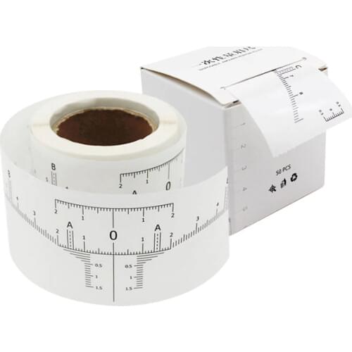 Disposable Eyebrow Ruler Sticker Eyebrow Shaping Stencils Microblading Supplies Adhesive Eyebrow Microblading Template Tool