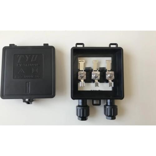 ALLMEJORES panel Junction Box for 50W-120W solar panel systerm .Cable box with two diodes prefer quality TUV