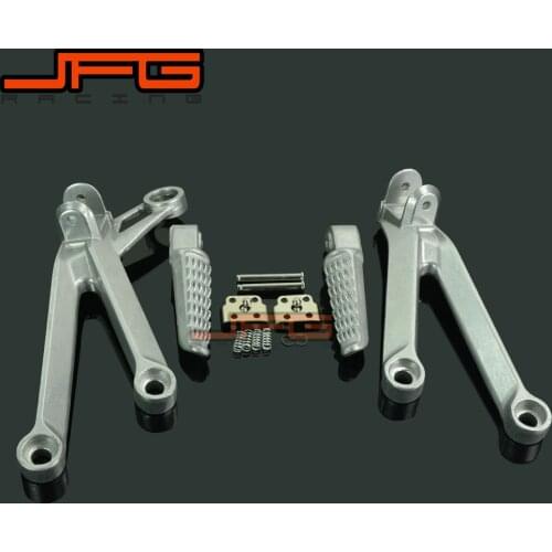 Footrests Rear Foot Pegs Pedals Rest Footpegs For KAWASAKI ZX10R ZX-10R 2004-2005 2004 2005 Motorcycle