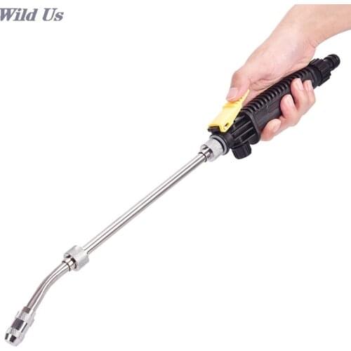19'' High Pressure Power Washer Spray Nozzle Water Hose Wand Attachment Home 48 148 Chrome Plated Copper