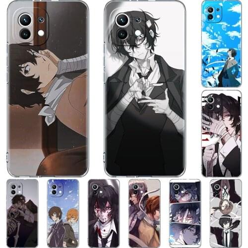 Silicone Phone Case For Xiaomi Mi Poco X3 NFC 10T Pro 11 M3 Note 10 Lite F3 9T F1 11i Clear Soft Back Cover Bungo Stray Dogs Cas