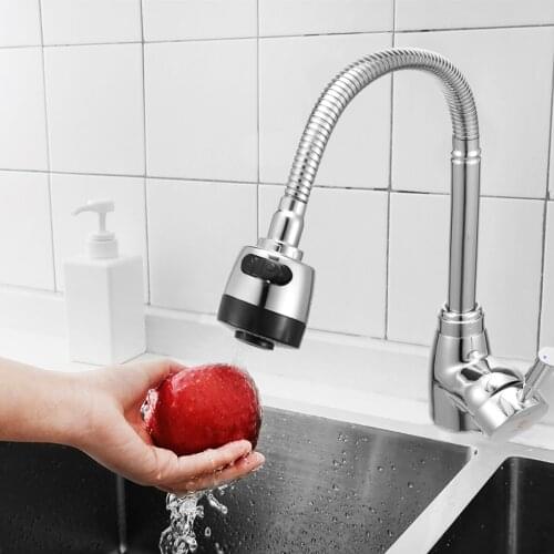 Mayitr Zinc Alloy 360 Rotatable Water Tap Hot Cold Mixer Tap Kitchen Wash Basin Sink Faucet For Household