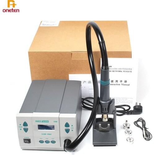 Quick 861DW Hot Air Welding Station For Mobile Phone Motherboard Repair Heat Gun Lead Free Hot Air Rework Station Gun