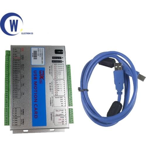 Mach3 Mach4 CNC control card 3 axis 4 axis 6 axis XHC MKX4 MACH3 USB CNC motion control card 2000KHZ supports Windows system