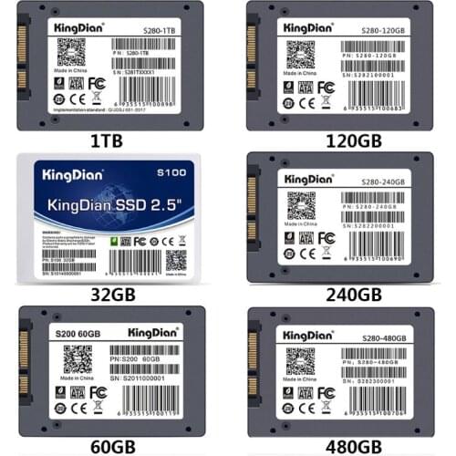 KingDian Plastic 2.5" Internal Desktop Hard Drive Disc High Speed Solid State Drive SATA3 Computer SSD