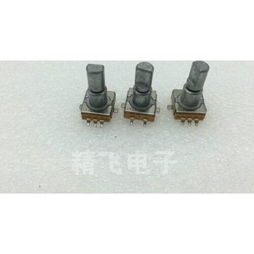 1 piece of EC11 encoder with switch patch foot 30 positioning 15 pulse shaft length 17MM