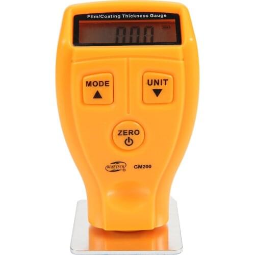 10PCS/LOT BENETECH Digital Coating Thickness Gauge 0-1.8mm/0-71.0mil GM200 Car Painting Paint Diagnostic Tool