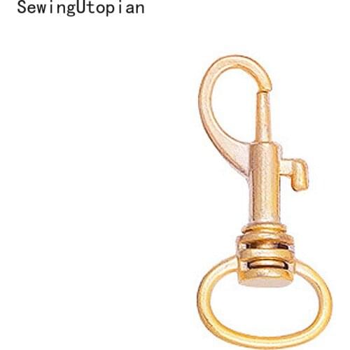 10PCS Metal Swivel Trigger Lobster Clasp Snap Hook Buckles for Key Chain Ring DIY Outdoor Bag Parts Accessories