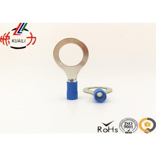 100 PCS COPPER Insulated Ring Terminal RVS 2-5 Insulated Ring Terminal Connector