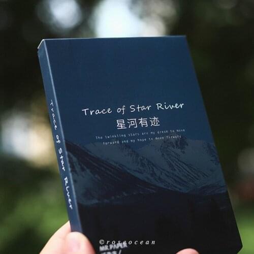 30pcs/box Milky Way Fructose Flower beds Wind Grass series Postcard Retro Style Creative Writing Greeting Gift Postcard