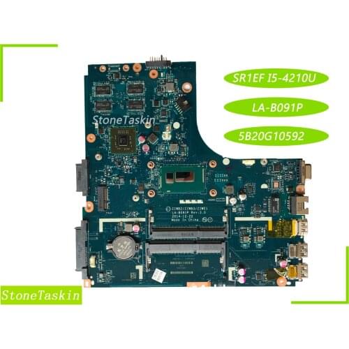 5B20G10592 for Lenovo Ideapad E40-70 Laptop Motherboard ZIWB2/ZIWB3/ZIWE1 LA-B091P SR1EF I5-4210U 216-0856050 DDR3 100% Tested