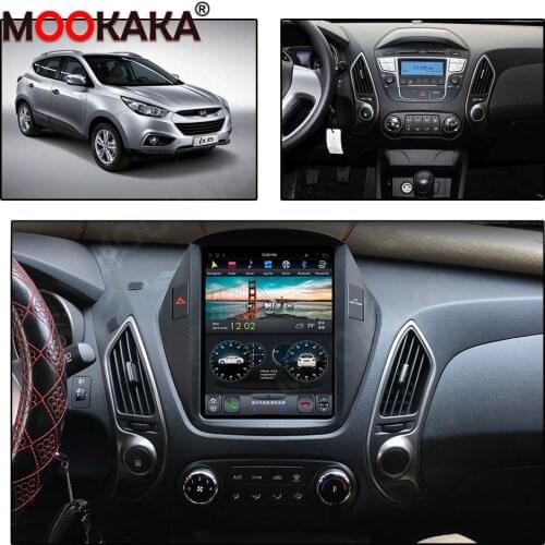 Android 9.0 64G PX6 Tesla Styel Screen For Hyundai IX35 2018 - 2019 Auto Radio Stereo Car Multimedia Player GPS Navigation 2Din