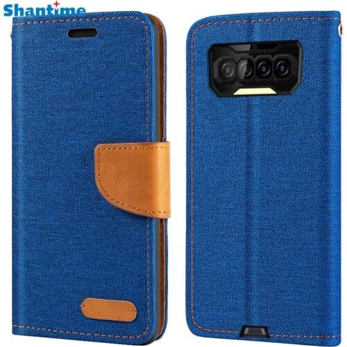 Oxford Leather Wallet Case For Oukitel F150 B2021 With Soft TPU Back Cover Magnet Flip Case For Oukitel Bison 2021
