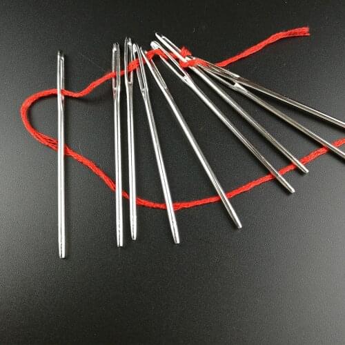 Hot 12PCs 7cm 6cm Stainless Steel Knitting Needles Needlework Sewing Tool Needle Arts & Crafts Hand Stitches Sewing Accessories