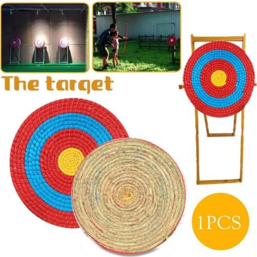 Outdoor Round Archery Bow Straw Target Antique Style Slice Coiled Practice Shooting Dart Board club competition training supply