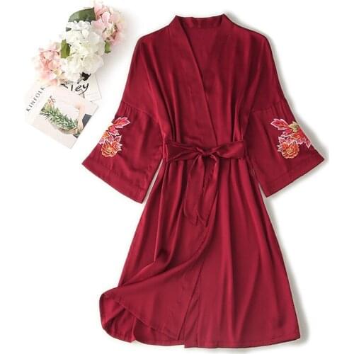 Женские атласные халаты NANWUYUNYI China At AliExpress