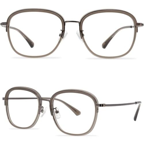 New optical glasses frame fashion retro glasses frame wide side flat mirror