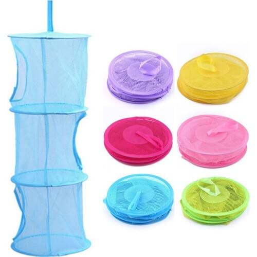 New Shelf Hanging Storage Net Kids Toy Organizer Bag Bedroom Wall Door Closet