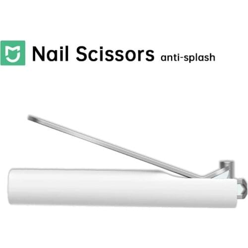 New Xiaomi Mijia Anti-Splash Nail Scissors High Quality Stainless Steel Premium Matte Setback Line Cute Portable