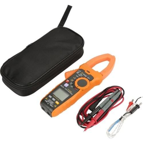 PEAKMETER PM2128 Handheld Digital AC/DC Voltage Current Clamp Meter Resistance Capacitance Tool Non-contact Clamp Meter
