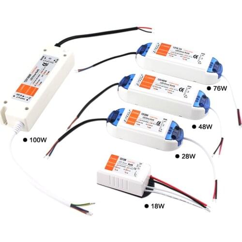 220V To 12V Power Supply Adapter Transformer,Electric Transformers,220V TO 12V Led Driver 18W 50W 100W LED Power Supply Driver