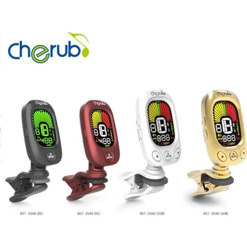 Cherub WST-2046 Clip-On Digital Tuner Guitar Tuner For Guitar Ukulele Bass Violin tuning Guitar Accessories