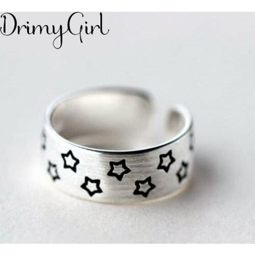 Vintage Star Rings for Women Bridal Wedding Engagement Fashion Party Jewelry Gifts Wholesale 2021