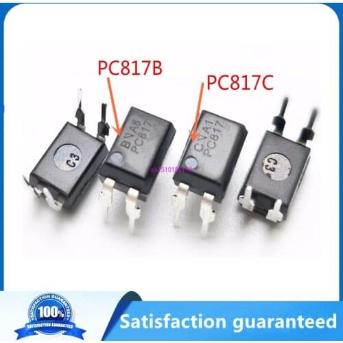 100PCS PC817 PC817C EL817 DIP-4 Optocoupler Original IC chip Chipset
